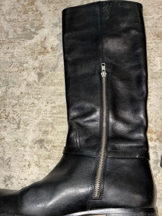 Coach Mulan Calf Black Leather Over-the-Knee Riding Boots - Picture 4 of 9